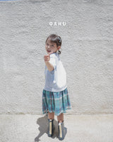 ［oahu］Bims check skirt