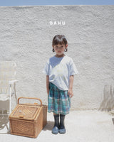 ［oahu］Bims check skirt