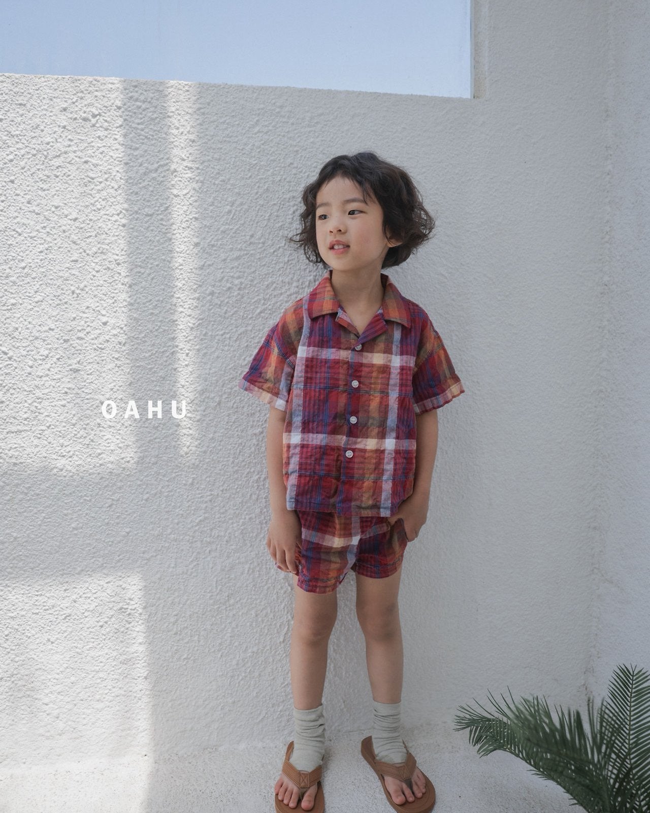 ［oahu］Bims check short pants