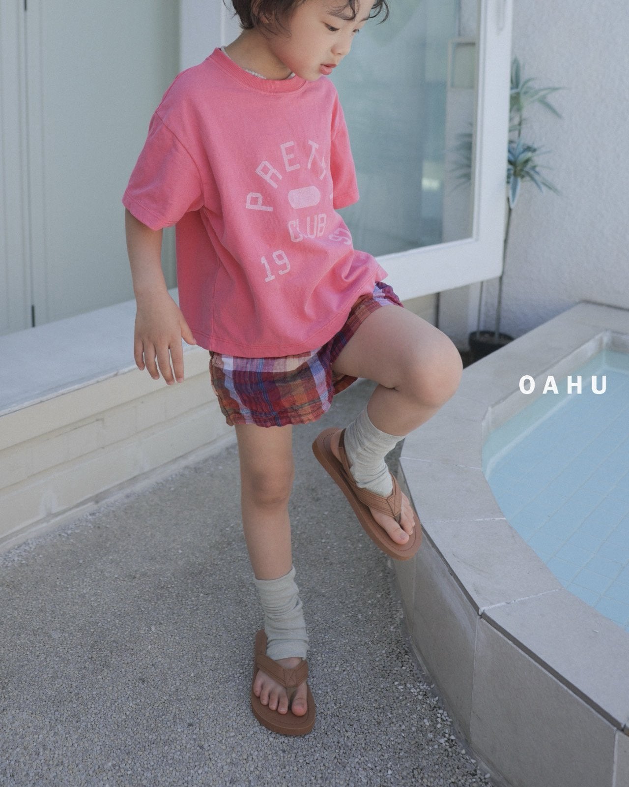［oahu］Bims check short pants