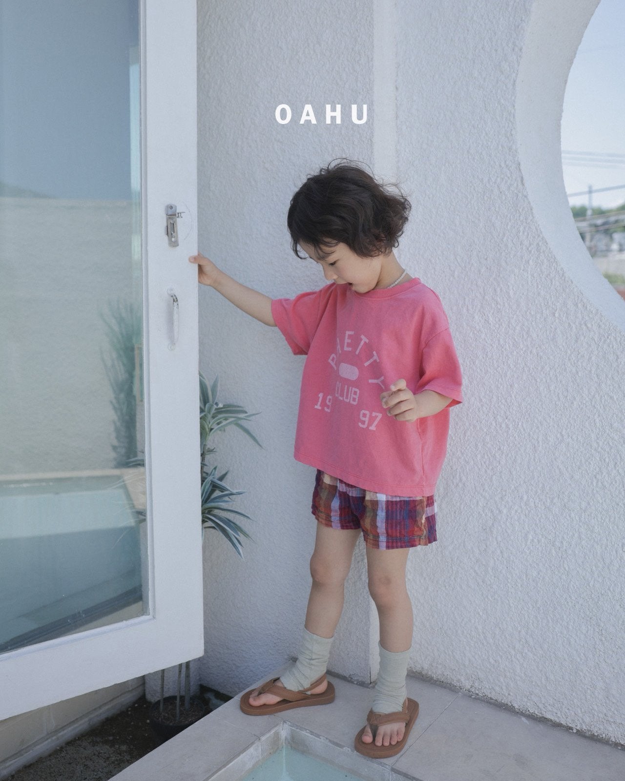 ［oahu］Bims check short pants