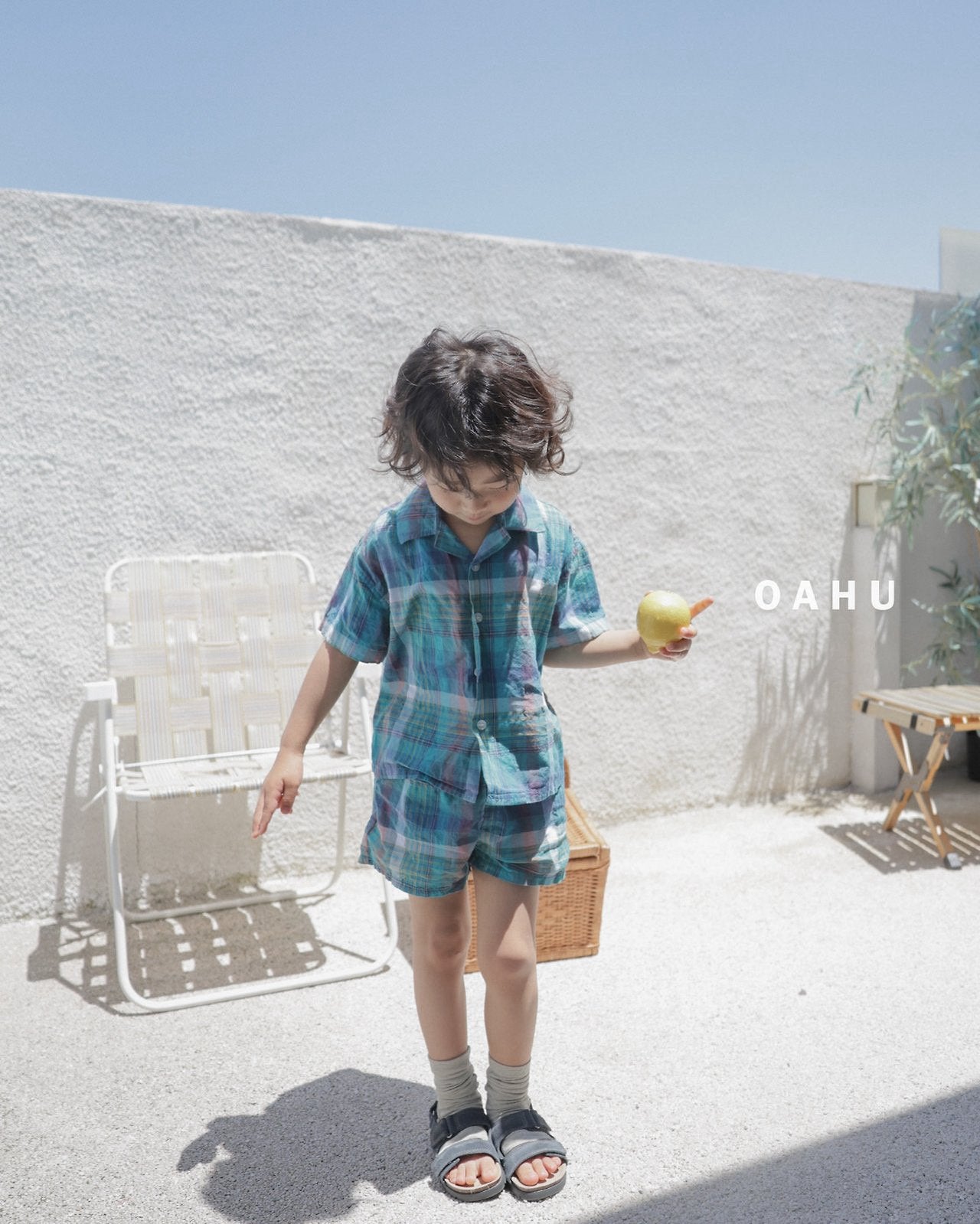［oahu］Bims check short pants
