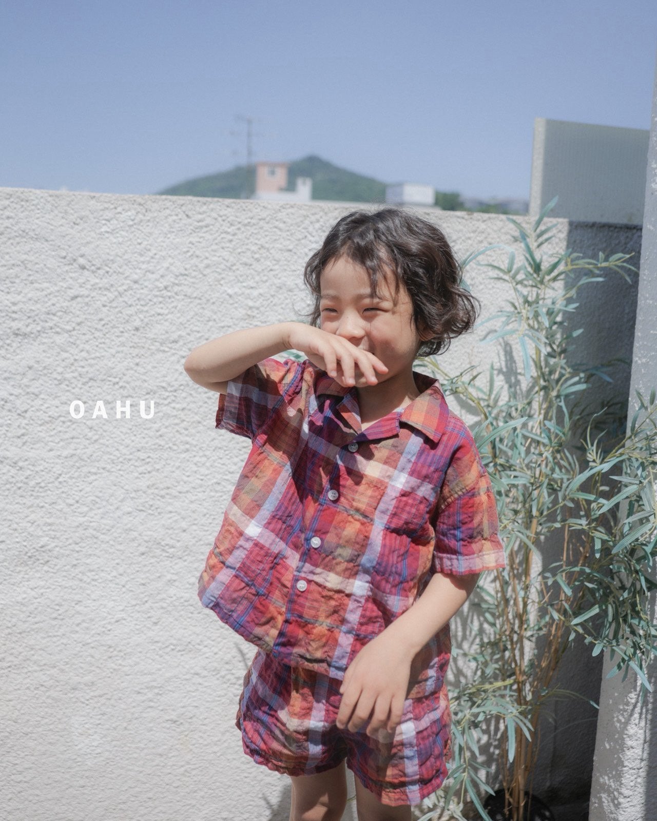［oahu］Bims check shirt