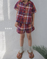 ［oahu］Bims check shirt