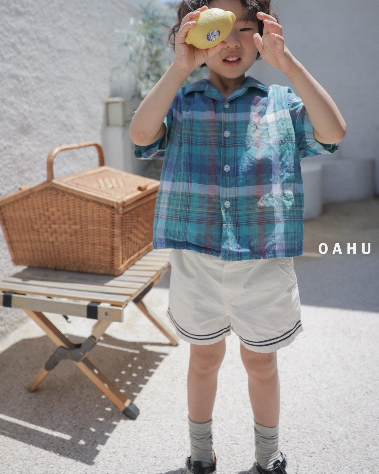 ［oahu］Bims check shirt