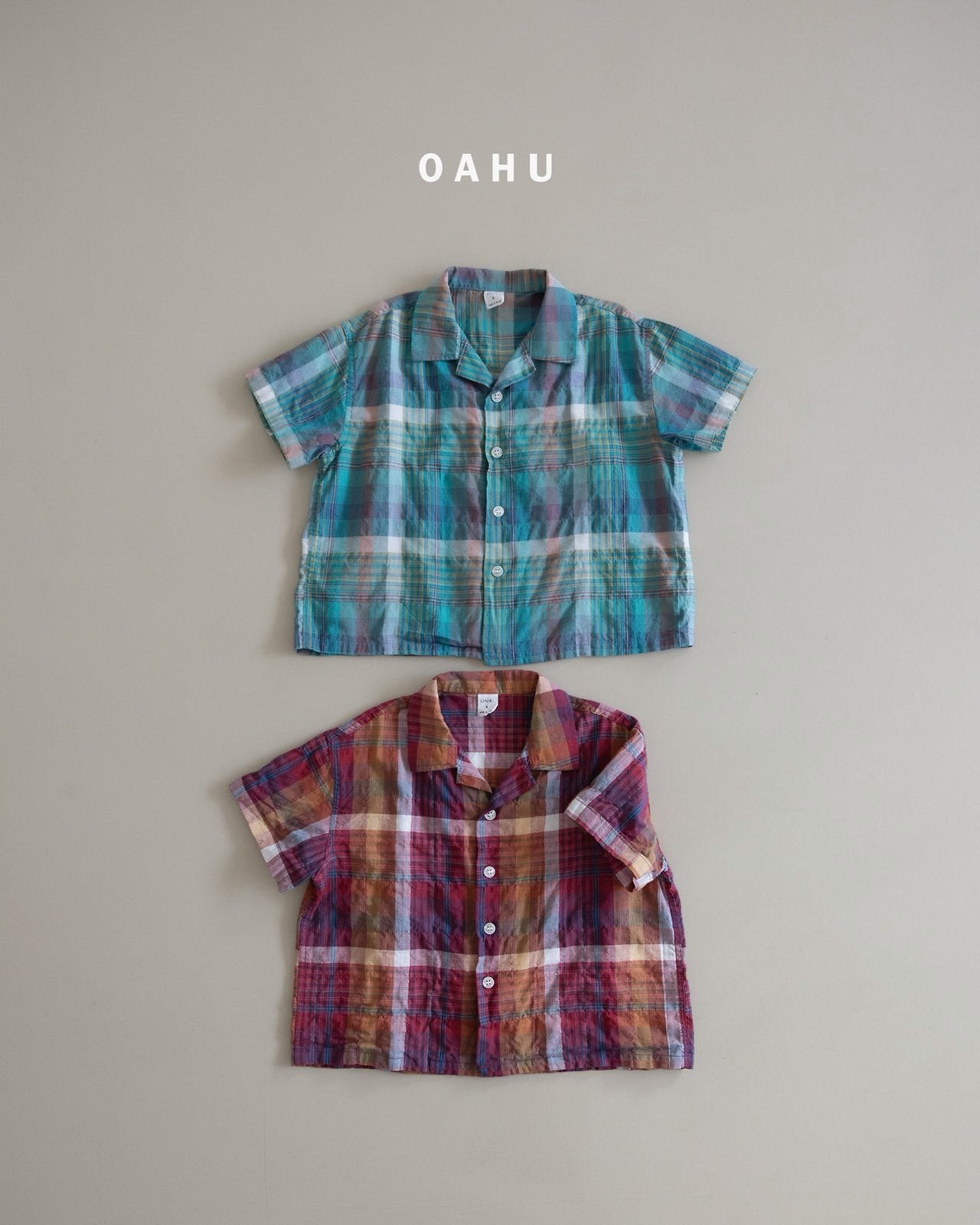 ［oahu］Bims check shirt