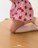 ［BANANAJ］Strawberry balloon pants