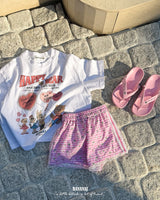 ［BANANAJ］Kiki wind flower short pants