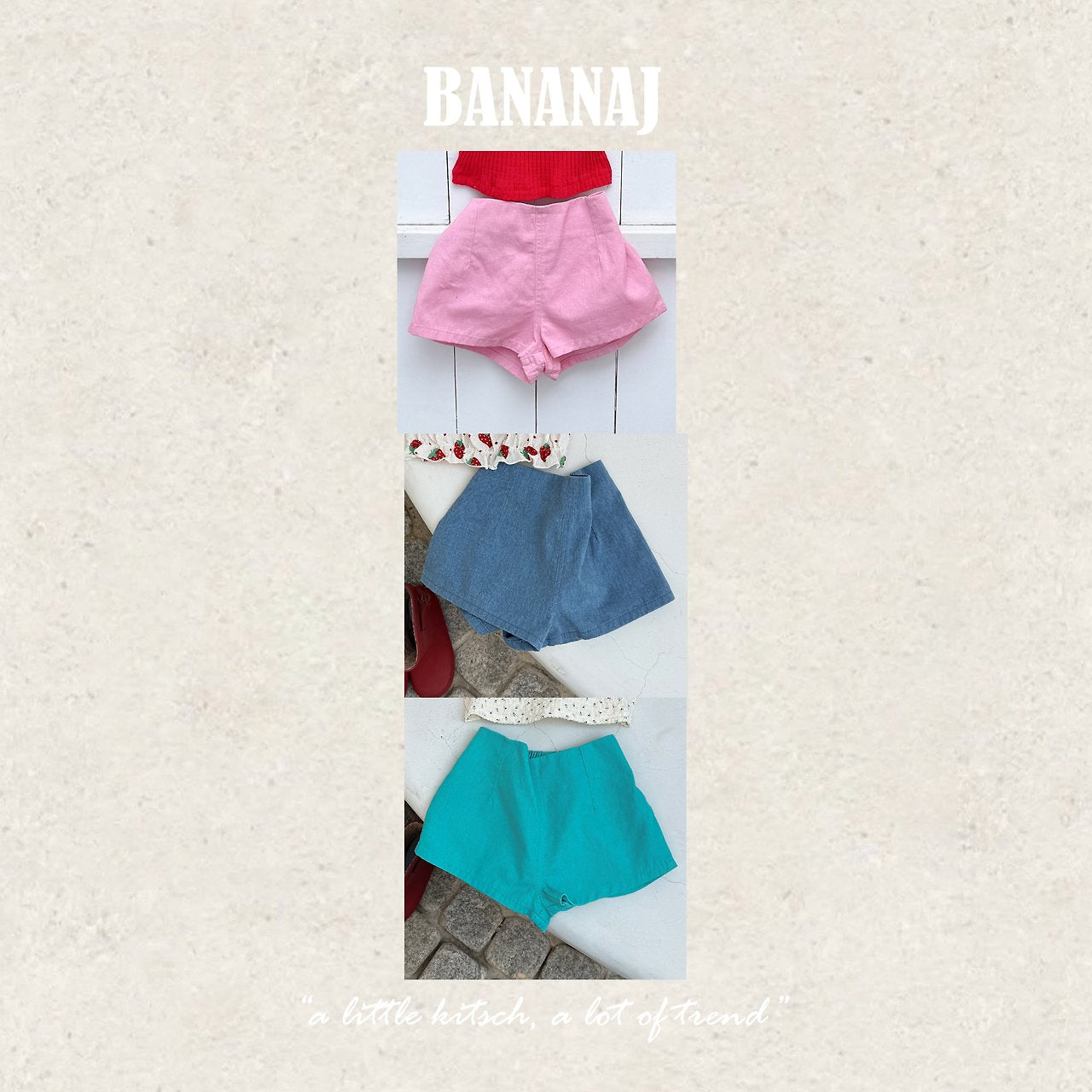 ［BANANAJ］Aimee short pants