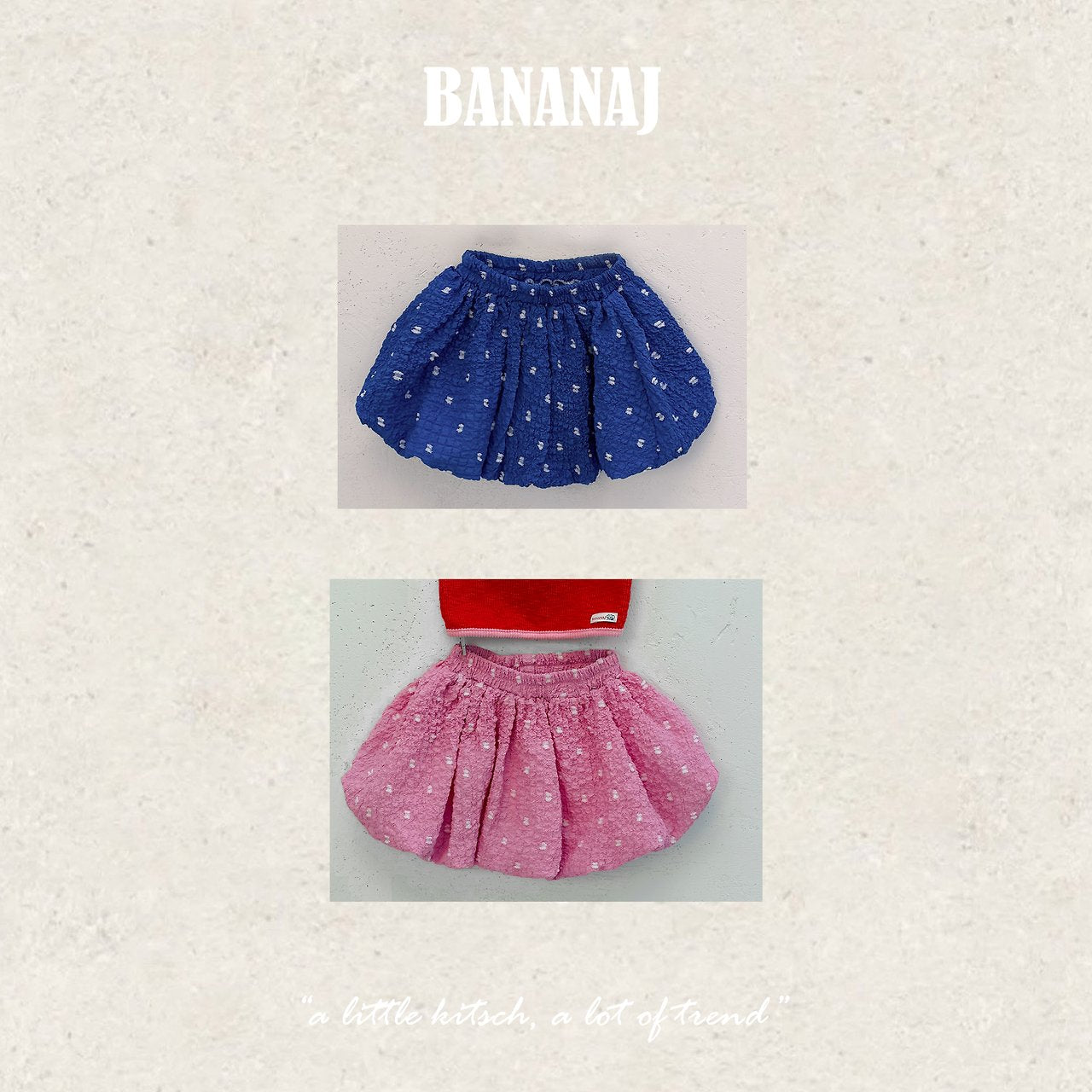 ［BANANAJ］Chloe balloon skirt