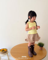 ［BANANAJ］Lia candy sleeveless tops