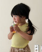 ［BANANAJ］Lia candy sleeveless tops