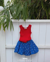 ［BANANAJ］Lia candy sleeveless tops