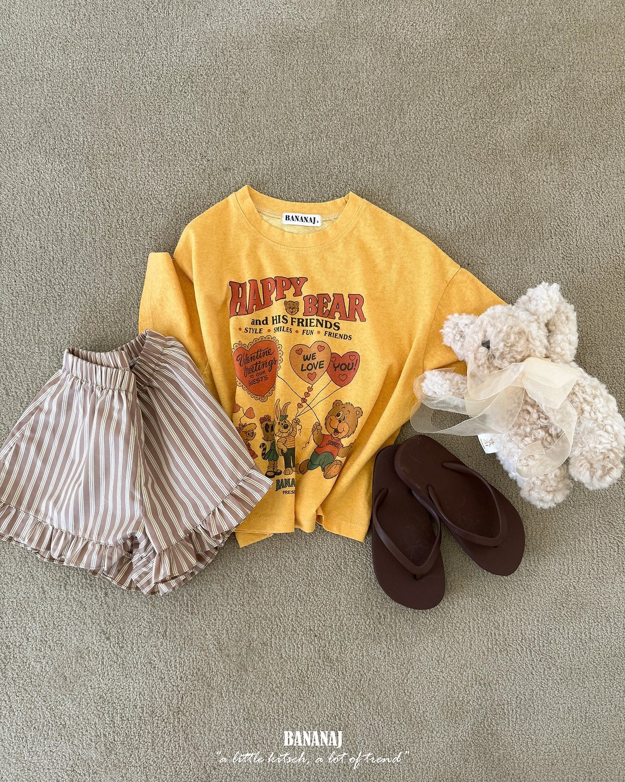 ［BANANAJ］Mathilda bear tee