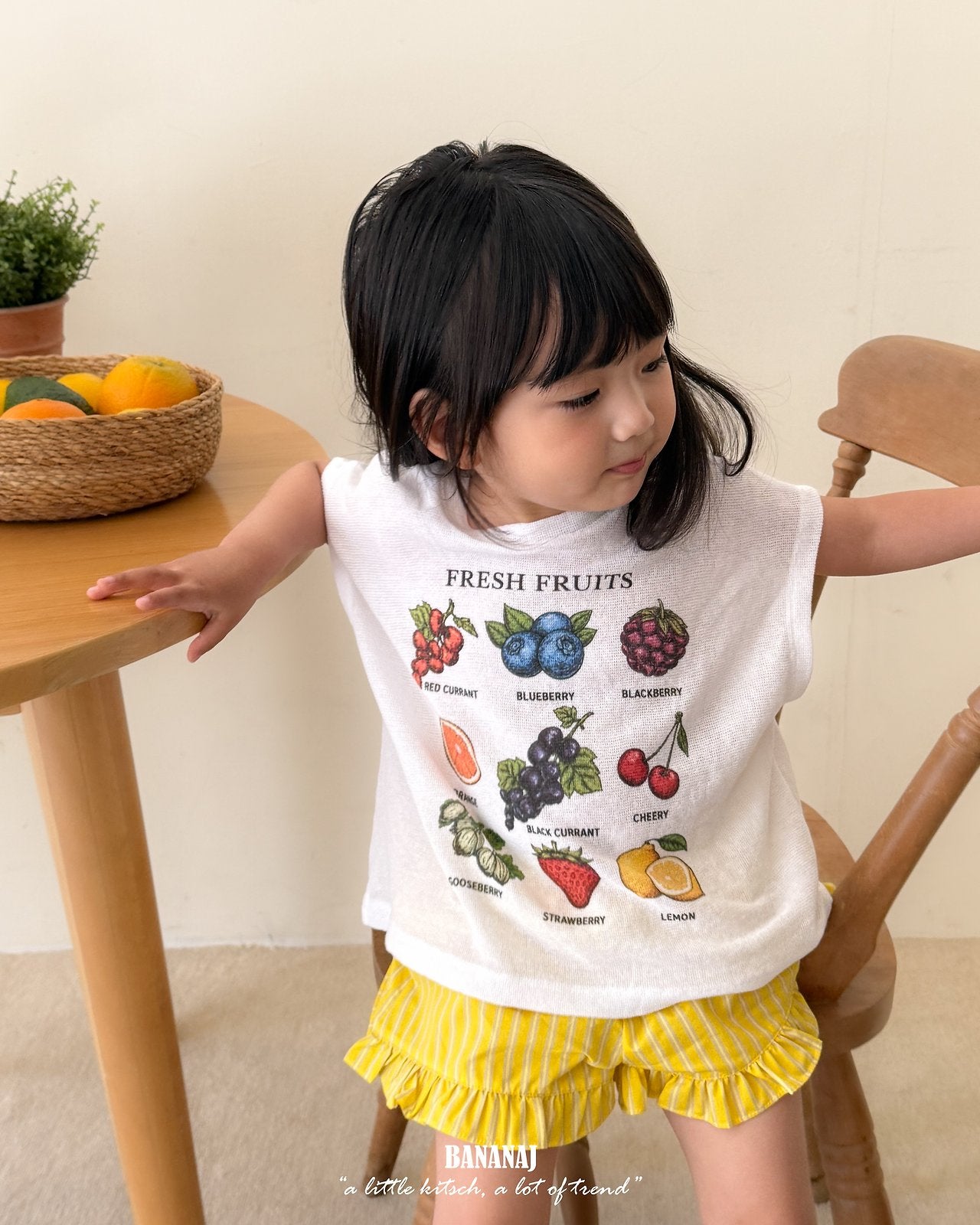 ［BANANAJ］Wendy fresh tee