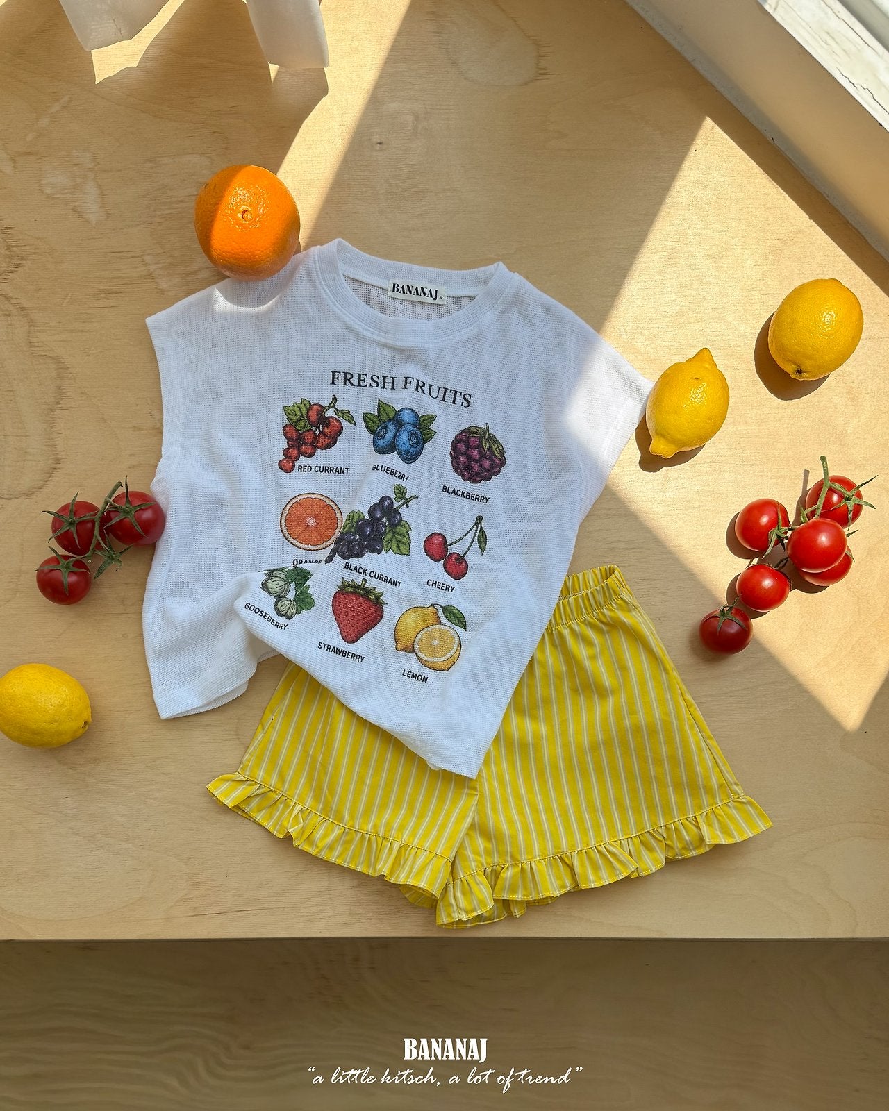 ［BANANAJ］Wendy fresh tee