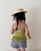 ［BANANAJ］Tina cancan halter tee
