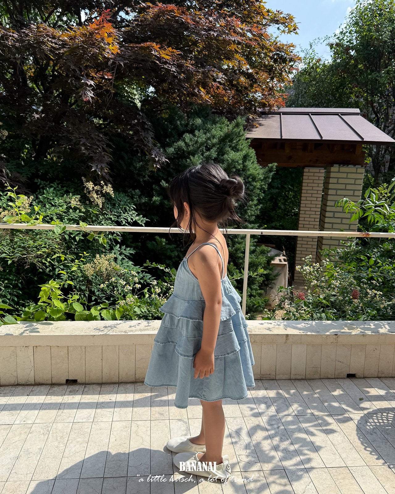 ［BANANAJ］Dorothy denim one-piece