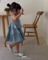 ［BANANAJ］Dorothy denim one-piece