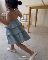 ［BANANAJ］Dorothy denim one-piece