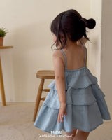 ［BANANAJ］Dorothy denim one-piece