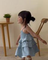 ［BANANAJ］Dorothy denim one-piece