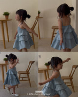 ［BANANAJ］Dorothy denim one-piece