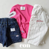 ［con］Summer denim short pants