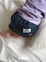 ［con］Summer denim short pants