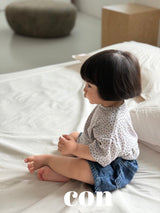 ［con］Summer denim short pants