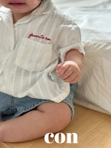［con］Summer denim short pants