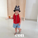 ［con］Summer denim short pants