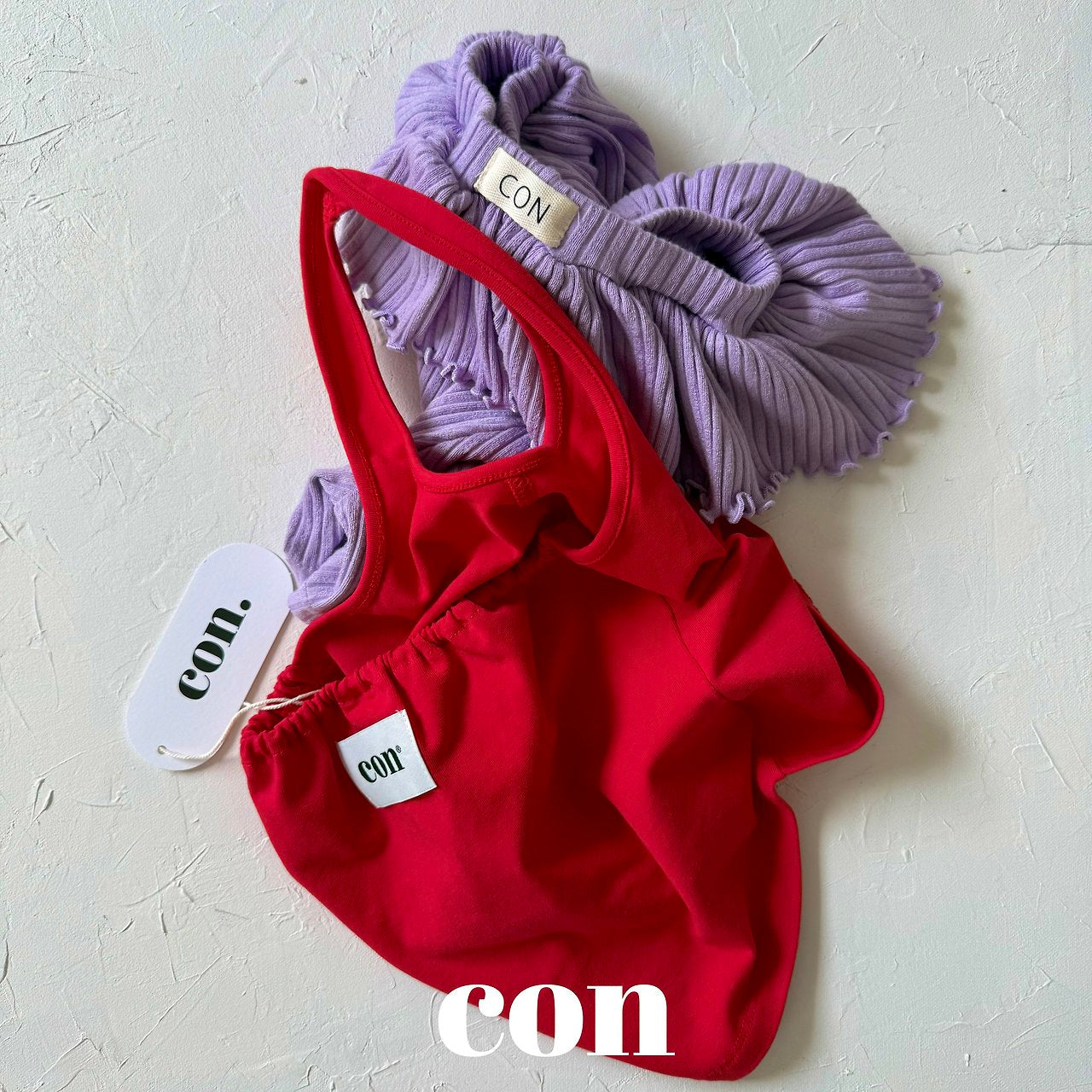 ［con］Summer frill short leggings