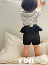 ［con］Summer frill short leggings