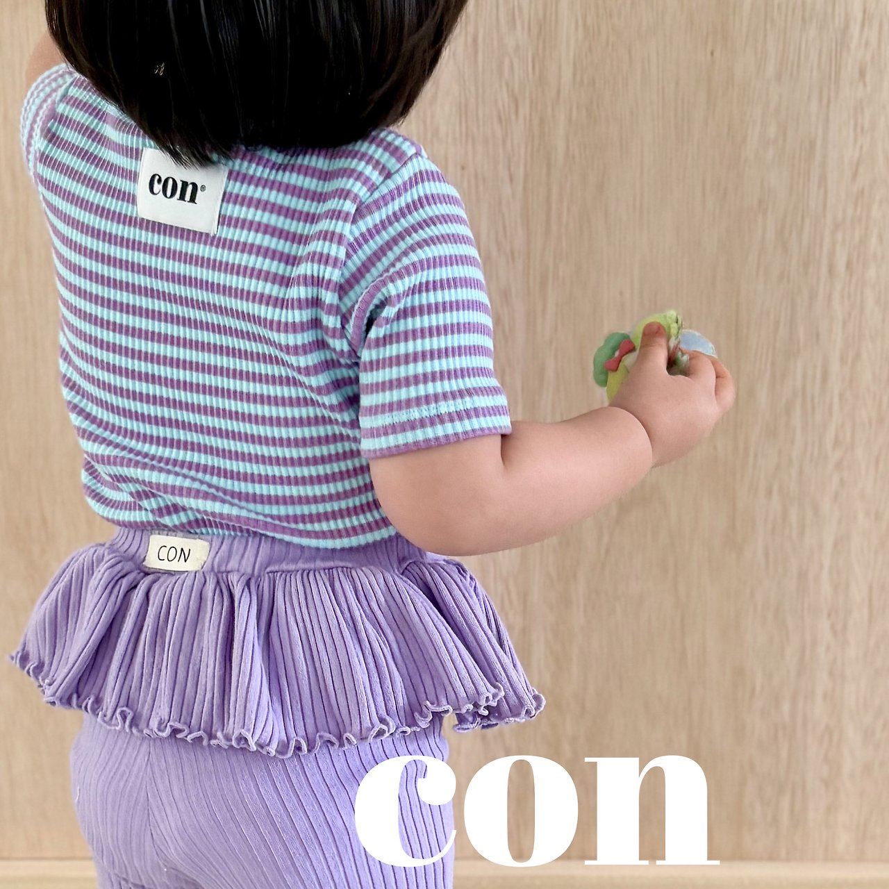 ［con］Summer frill short leggings