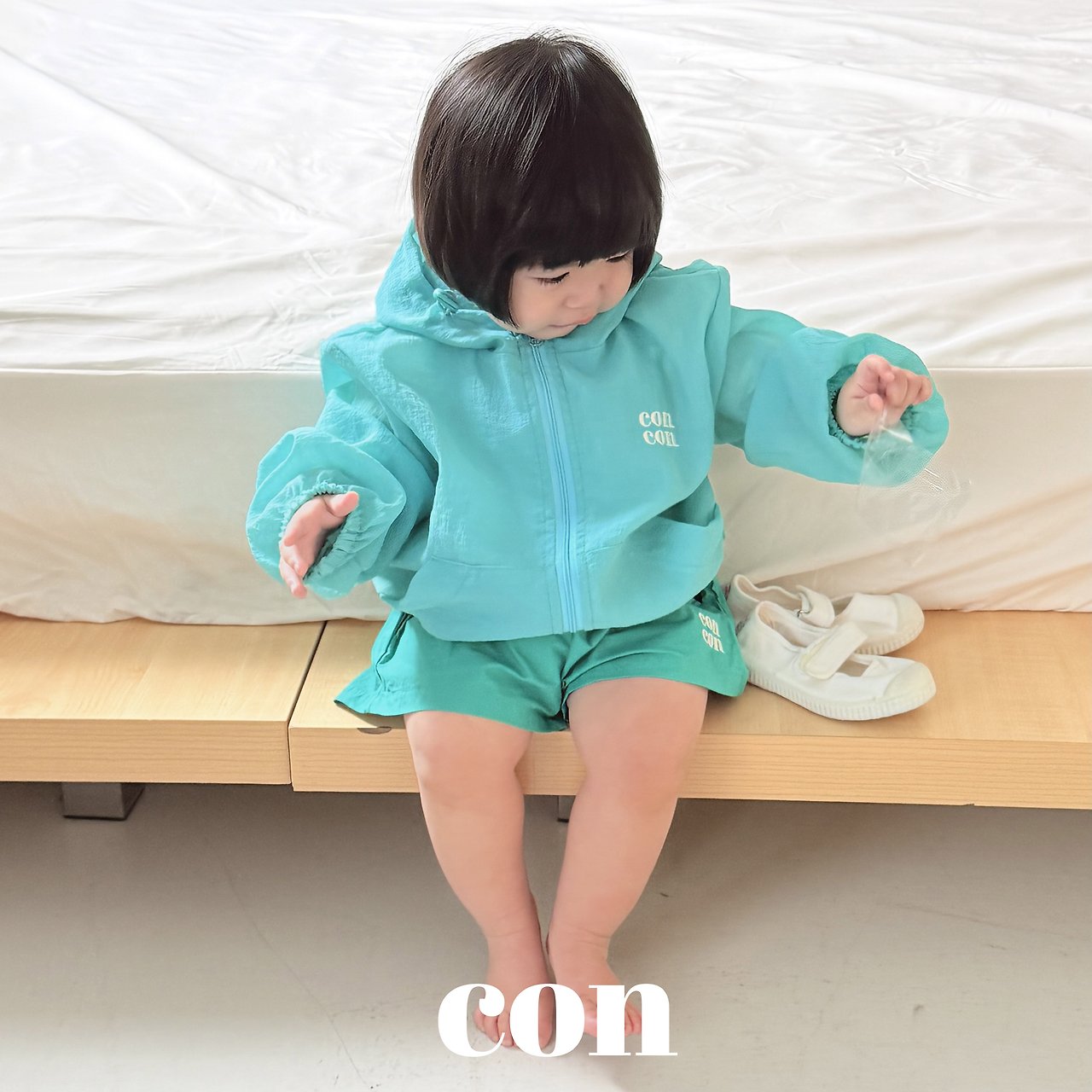 ［con］Square short pants