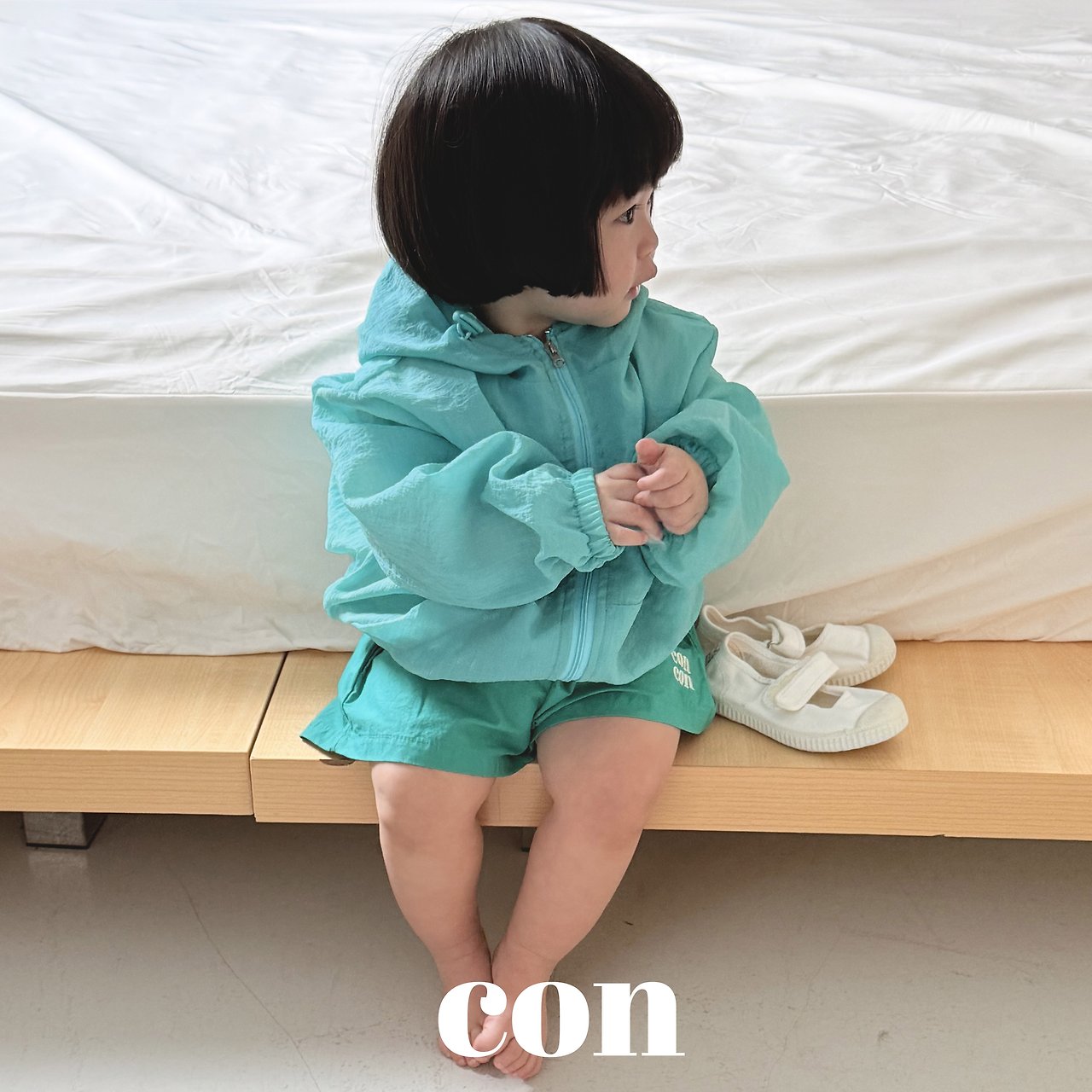 ［con］Square short pants