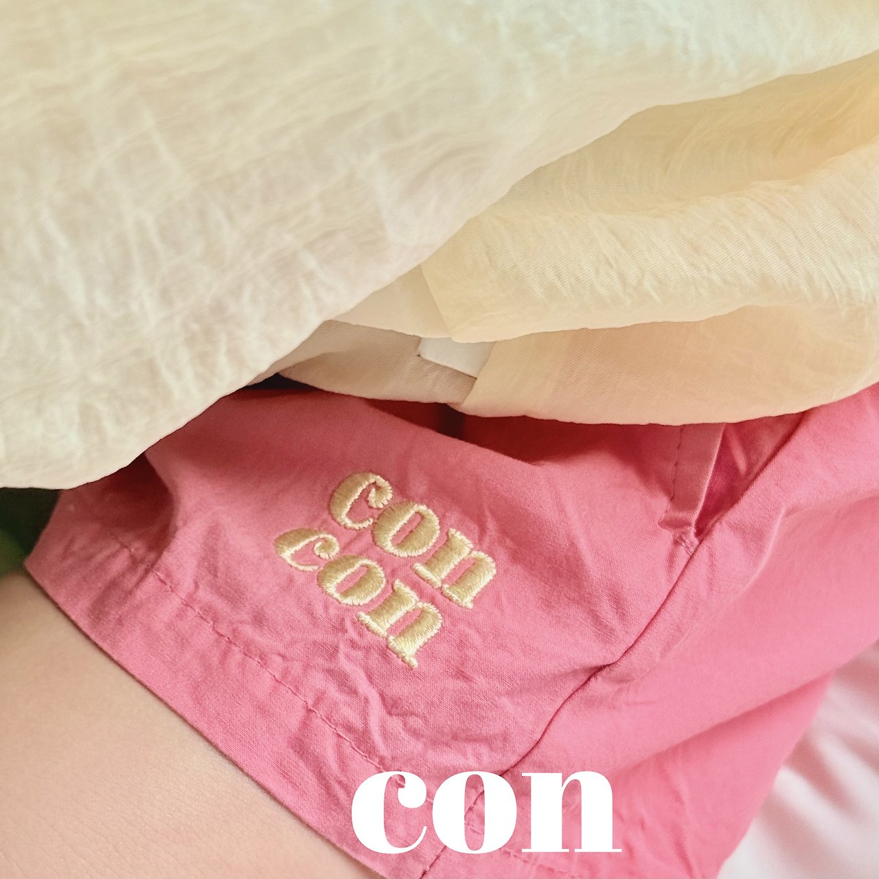 ［con］Square short pants