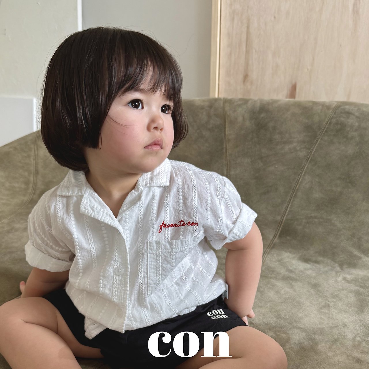 ［con］Square short pants