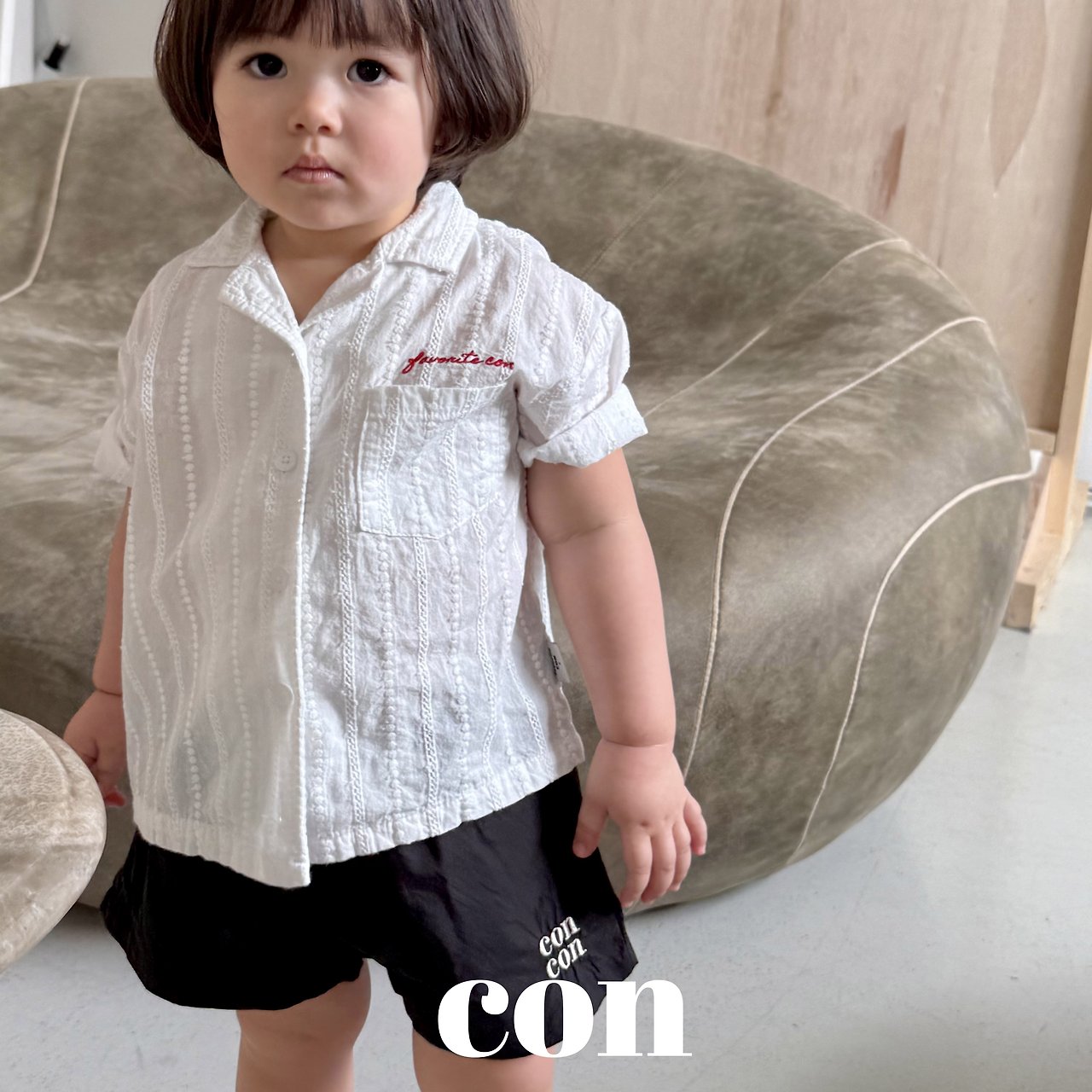 ［con］Square short pants