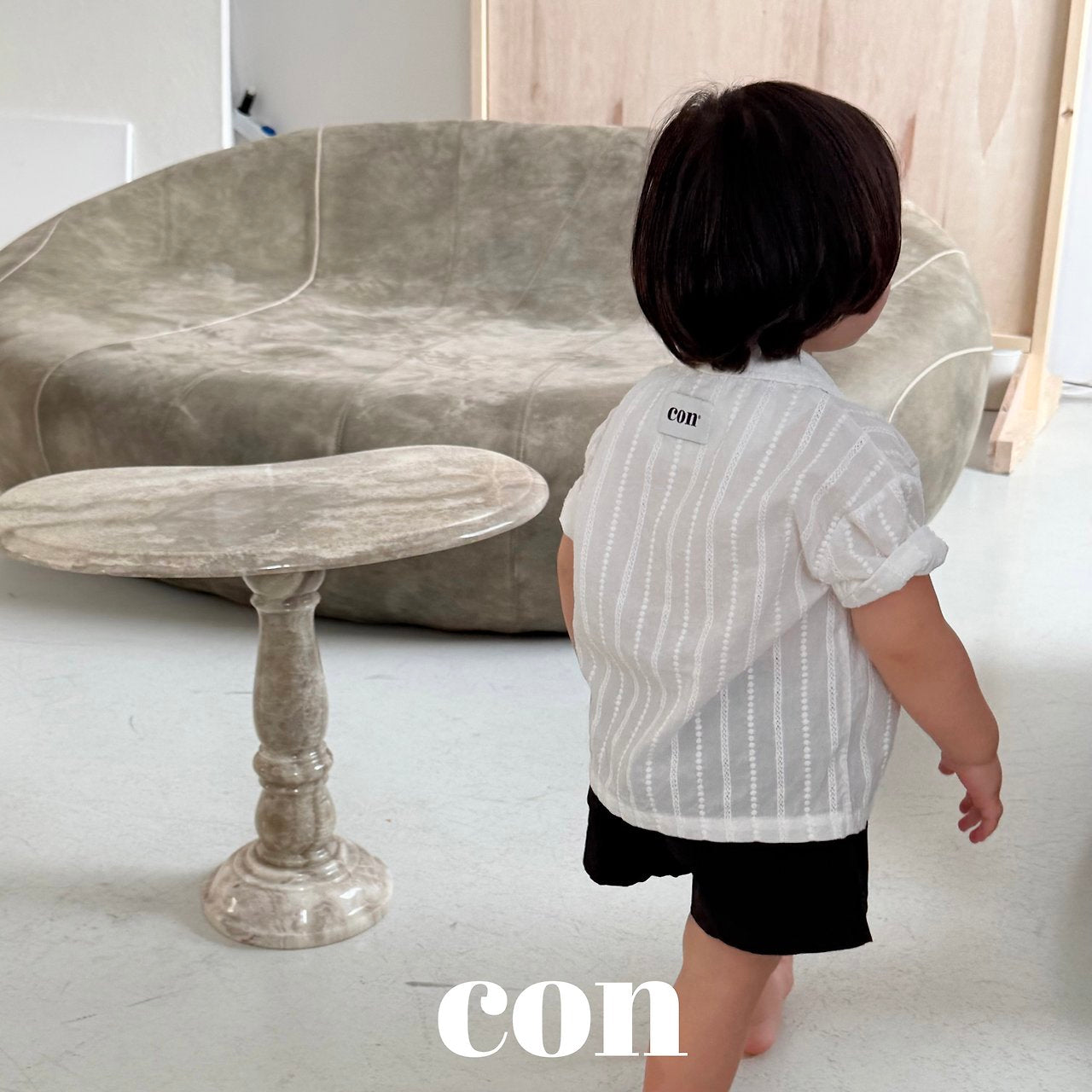 ［con］Square short pants