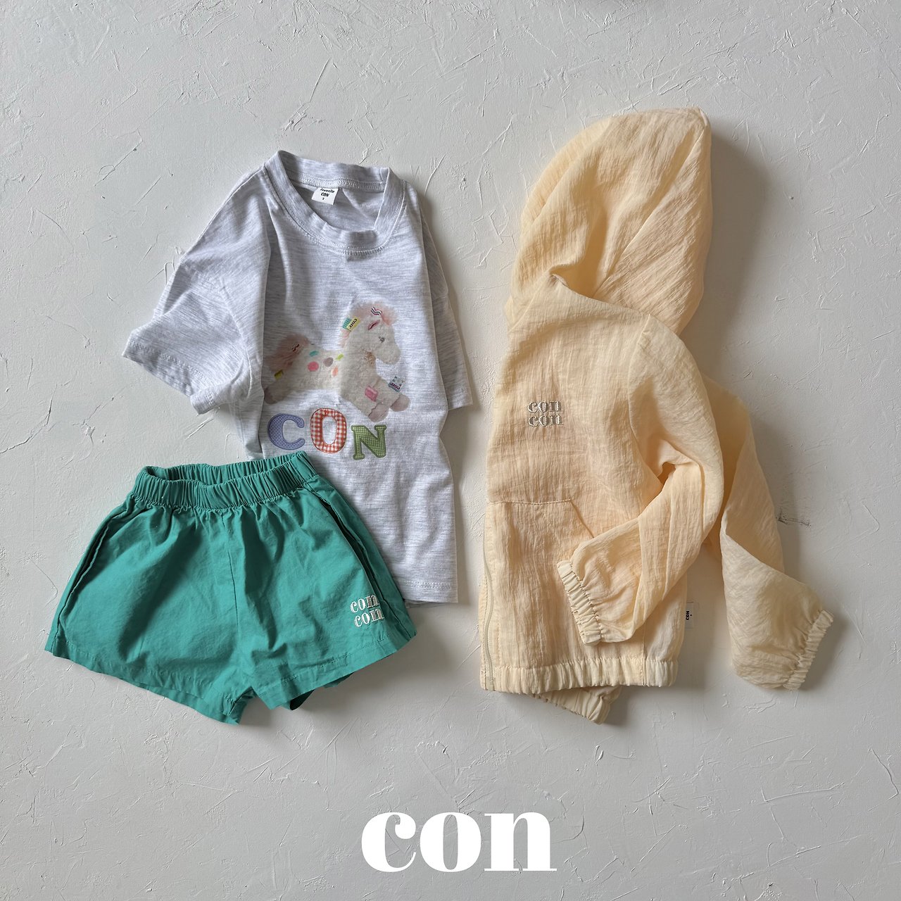 ［con］Square short pants