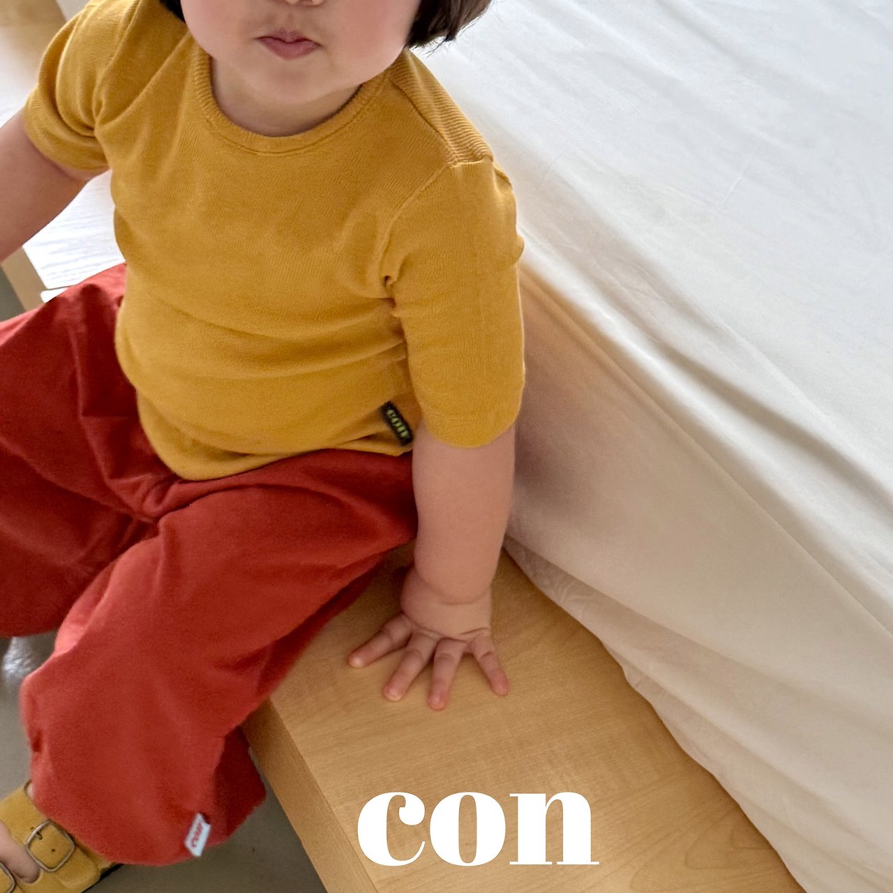 ［con］Block jogger pants