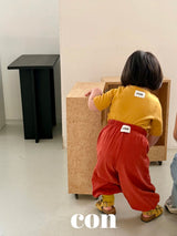 ［con］Block jogger pants