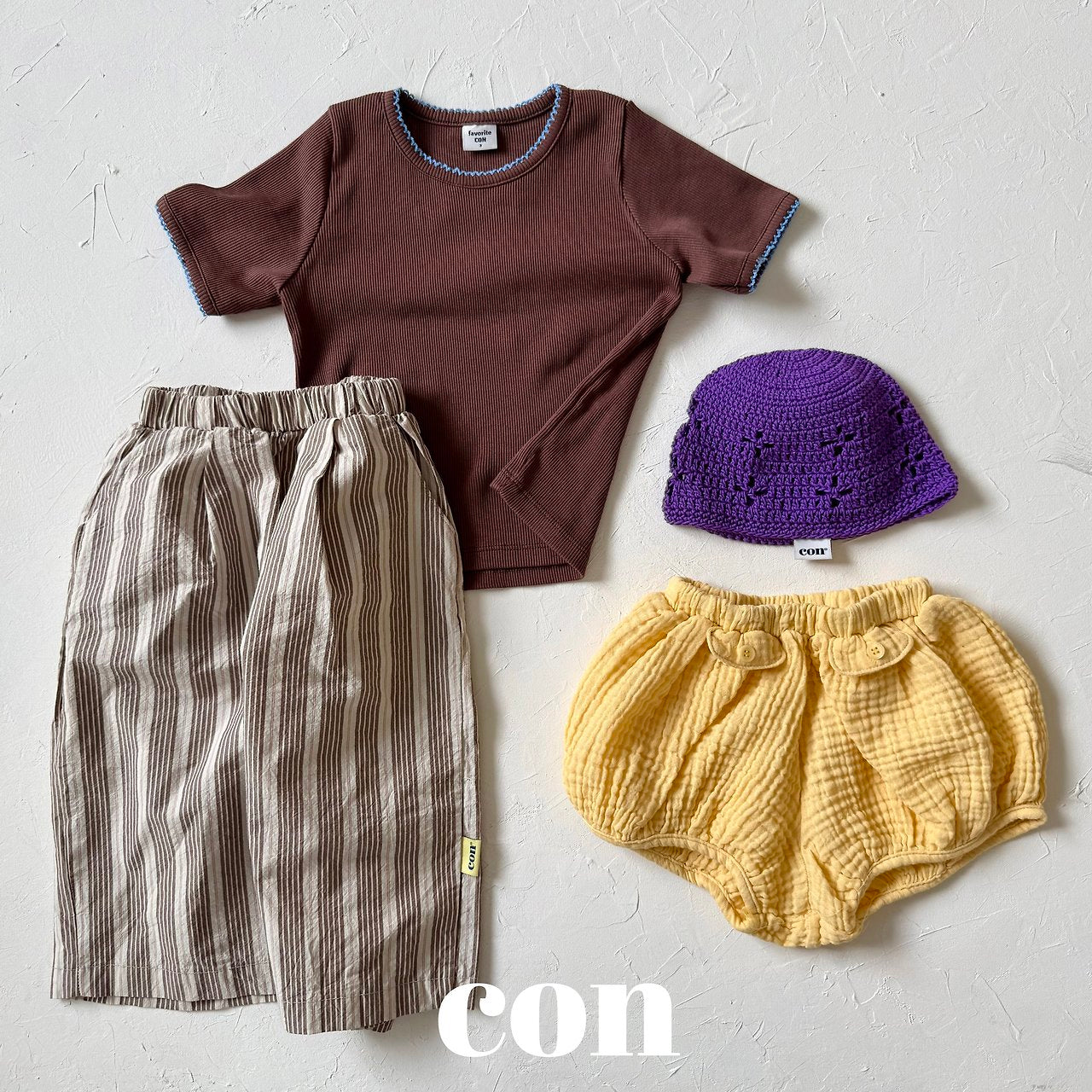 ［con］Pico lace point tee