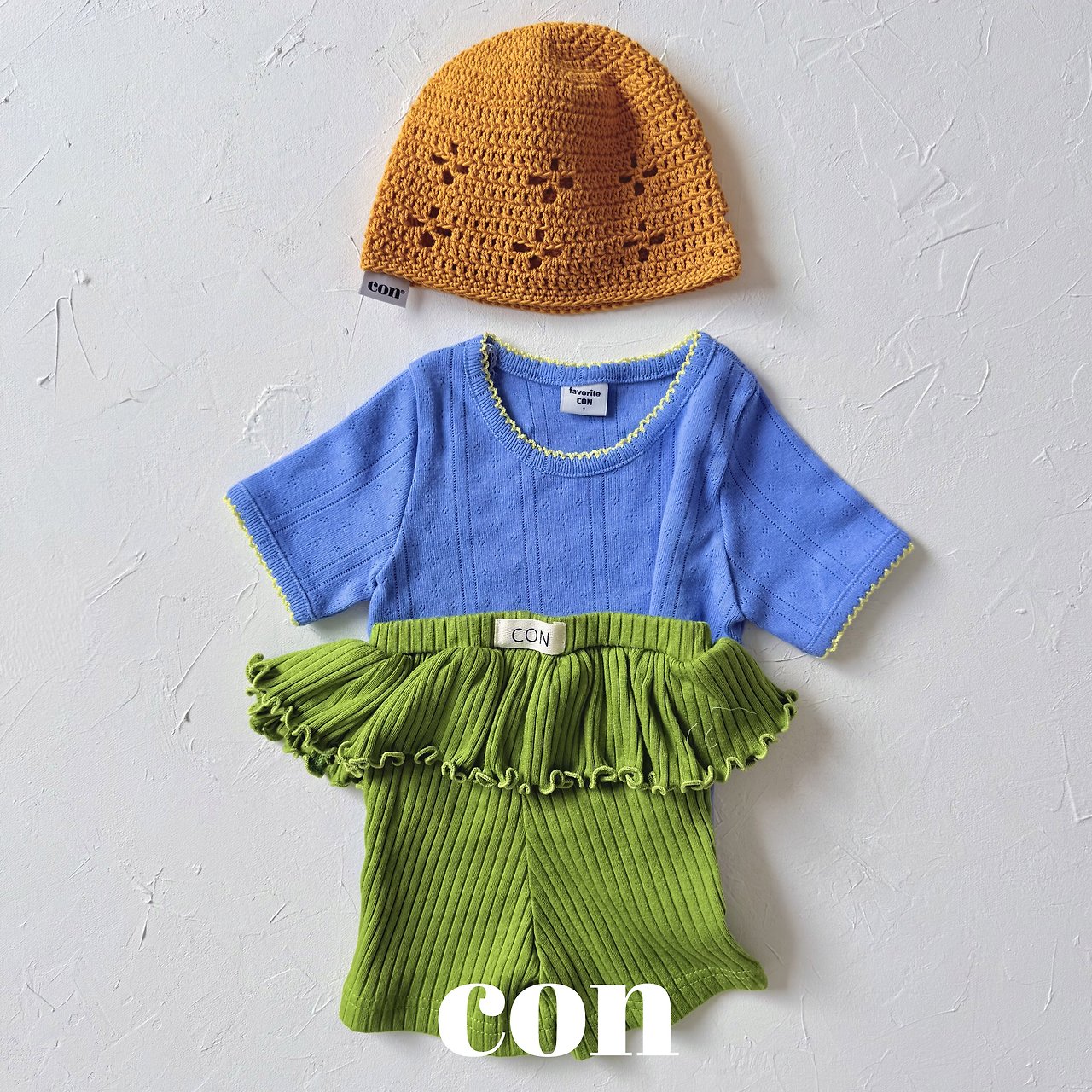 ［con］Pico lace point tee