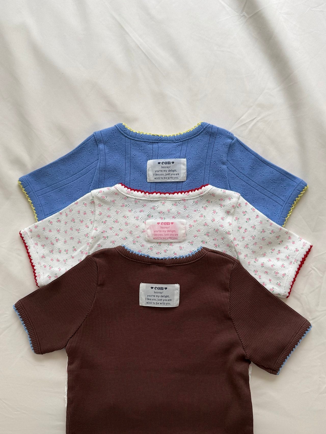 ［con］Pico lace point tee