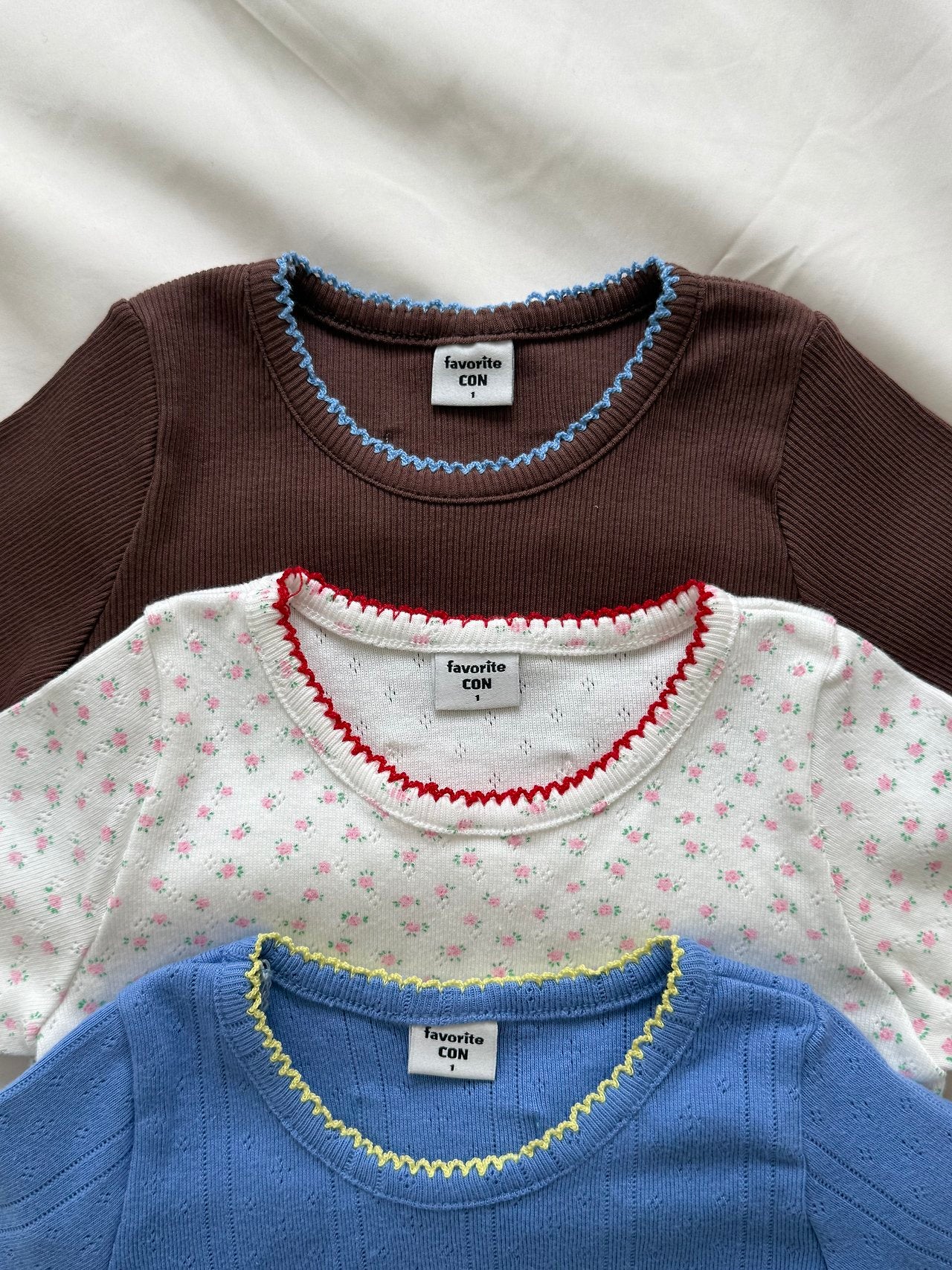 ［con］Pico lace point tee