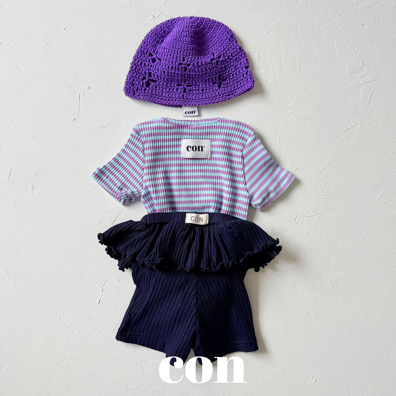 ［con］Honey bee stripe tee