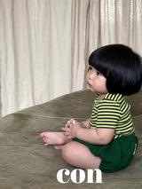 ［con］Honey bee stripe tee